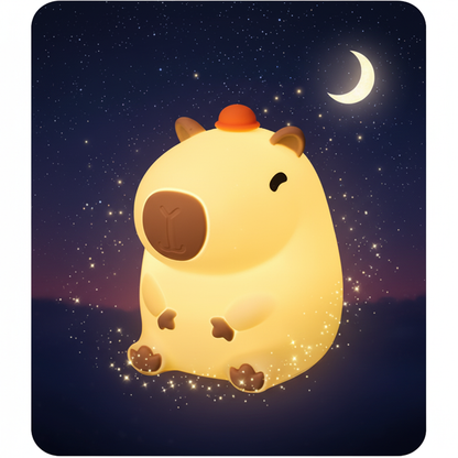 Kidora Capybara with Orange Hat